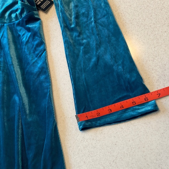 Express Deep Teal Long Sleeve Dress Women Size S/P - Picture 10 of 13